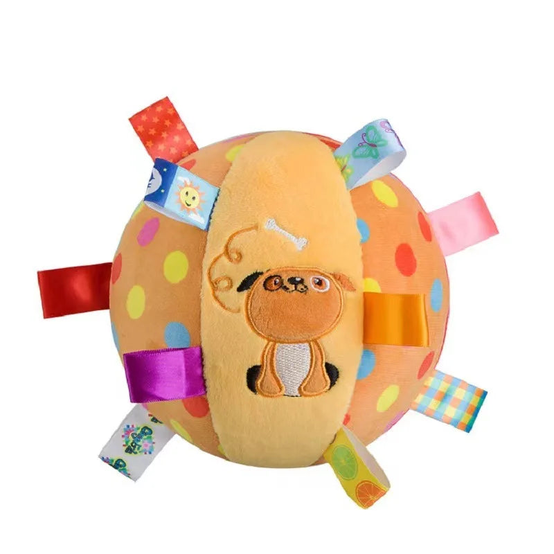 Dog Playing Plushy Ball