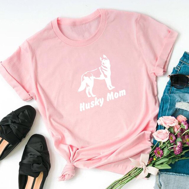 Husky Mom T-shirt