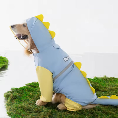 Dinosaur Dog Raincoat