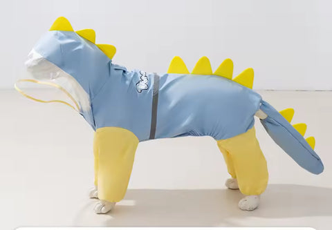 Dinosaur Dog Raincoat