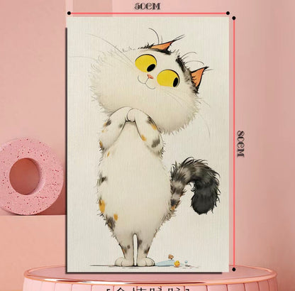 Cat Scratching Stickers