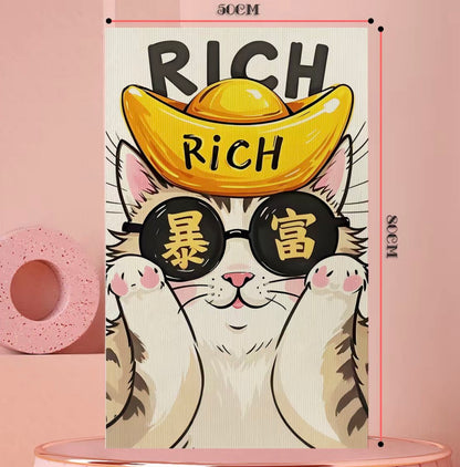Cat Scratching Stickers