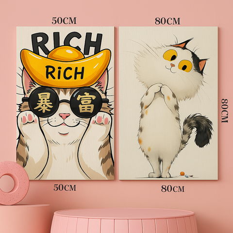 Cat Scratching Stickers