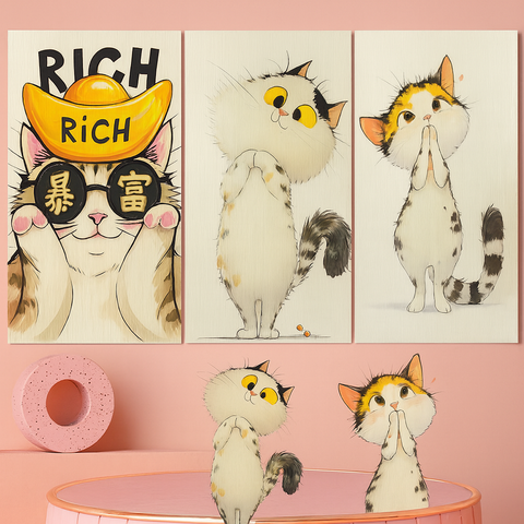 Cat Scratching Stickers