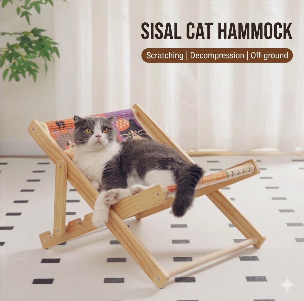 Scratch and Sleep Summer Cat Bed