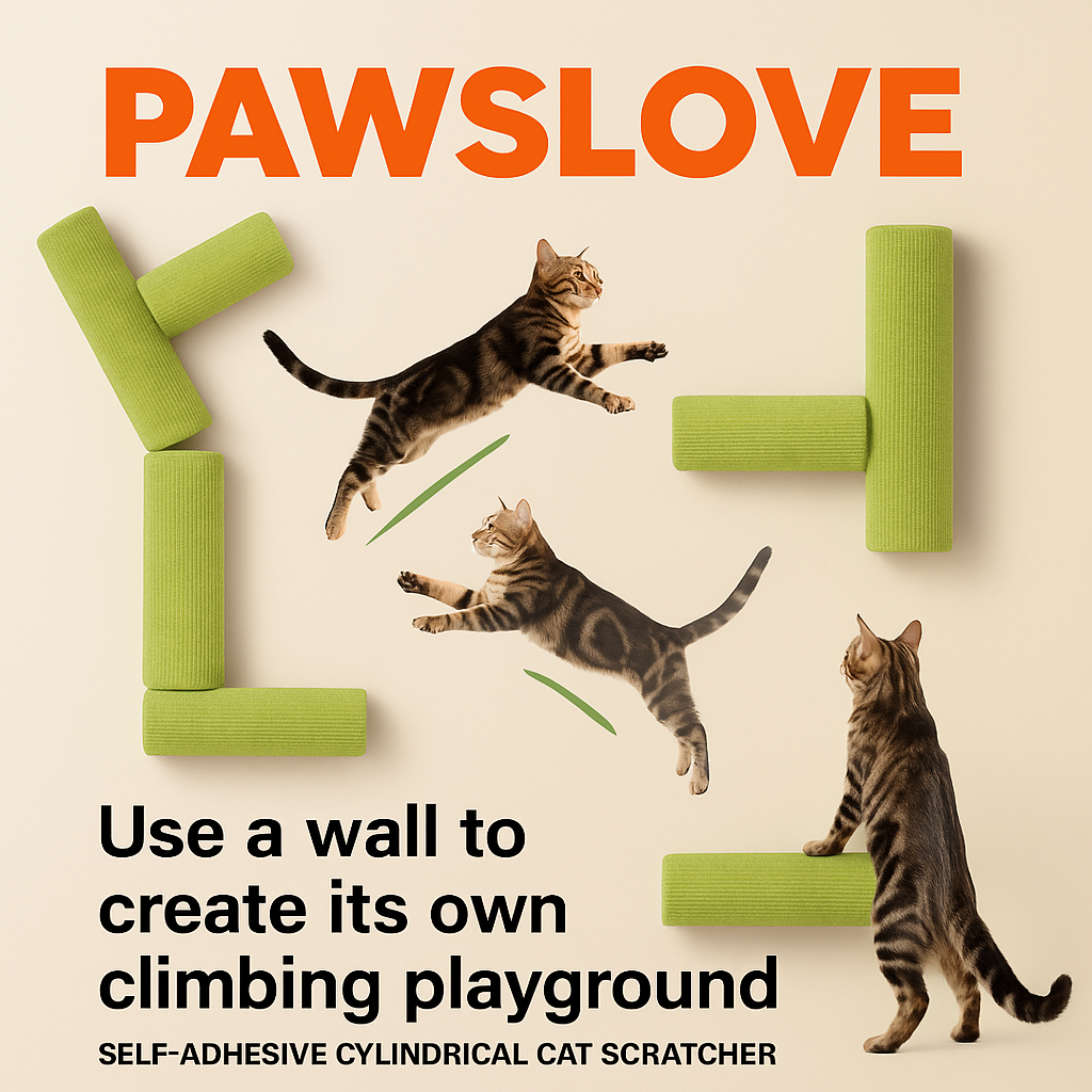 Wall-Mounted Cat Scratching Post