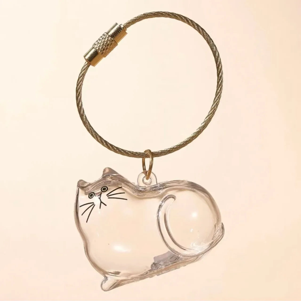 Cat Hair Keychain