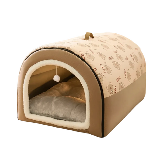 Cozy Pet Cave Bed