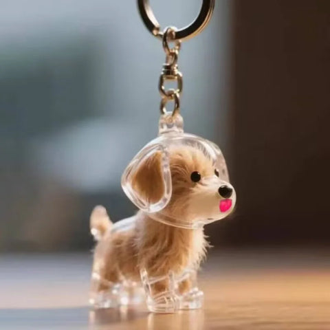 Dog Hair Keychain