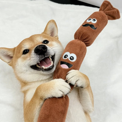 Squeaky Sausage Toy