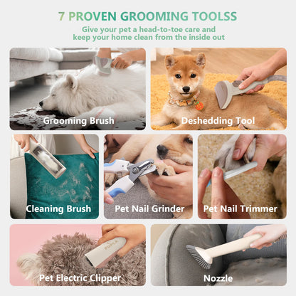 7 in 1 Grooming Vacuum Kit