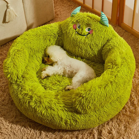 Green Pet Monster Bed