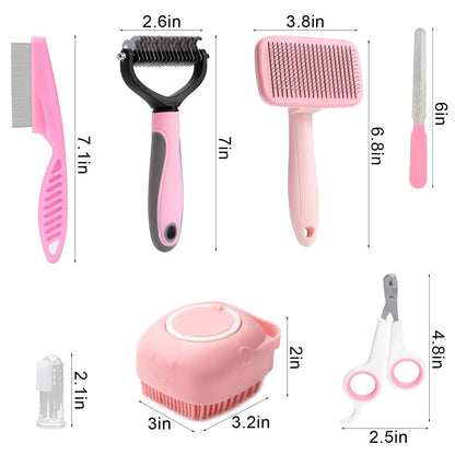 8-piece Pet Grooming Set