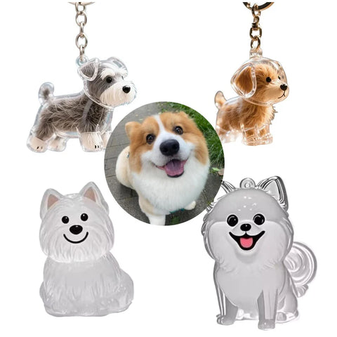 Dog Hair Keychain