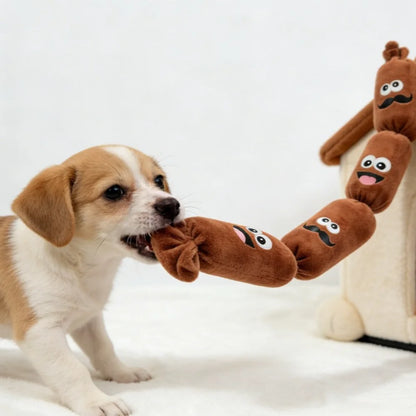Squeaky Sausage Toy