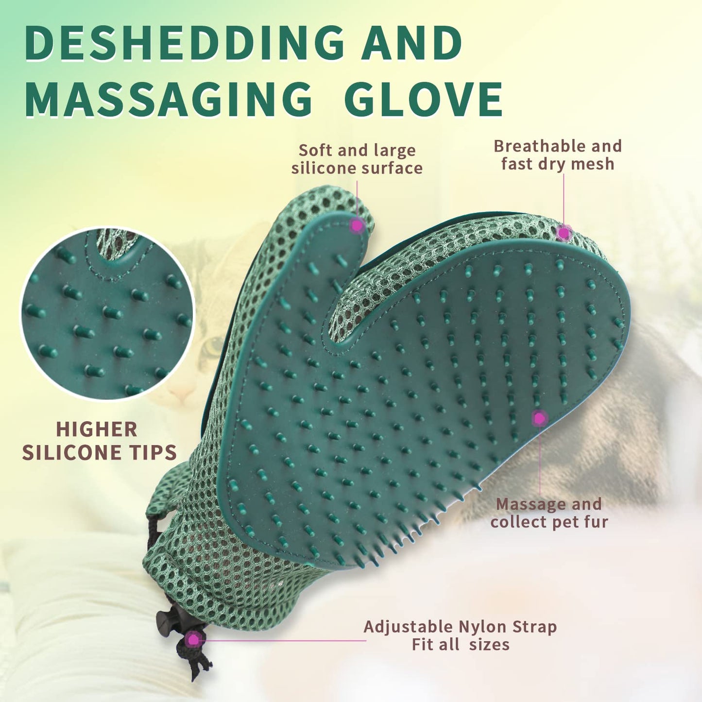 Pet Grooming&Cleaning Glove