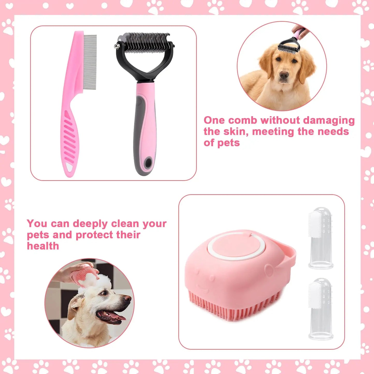 8-piece Pet Grooming Set