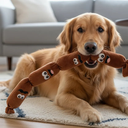 Squeaky Sausage Toy
