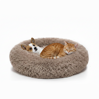 Plush Donut Pet Bed