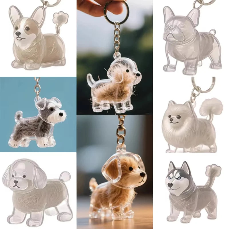 Dog Hair Keychain