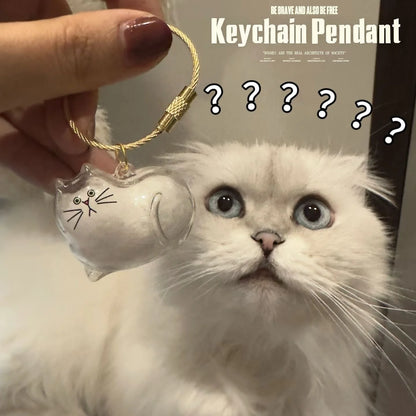 Cat Hair Keychain