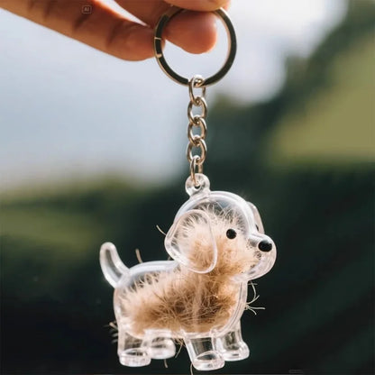 Dog Hair Keychain