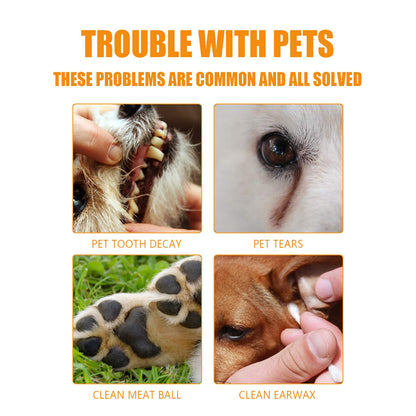 50 PCS Finger Pet Wipes