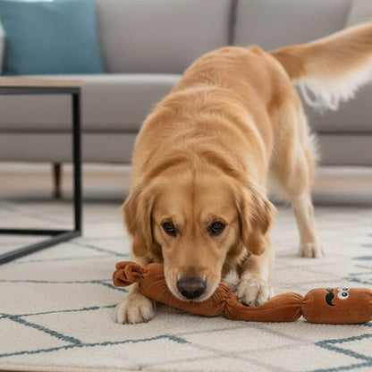 Squeaky Sausage Toy