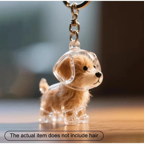 Dog Hair Keychain
