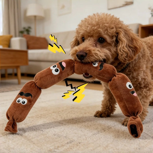 Squeaky Sausage Toy