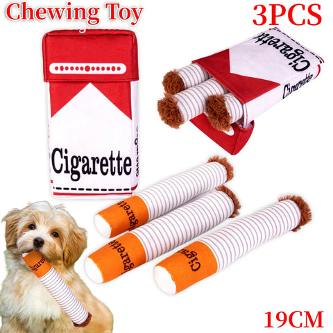 3PCS Dog Cigarette Toy