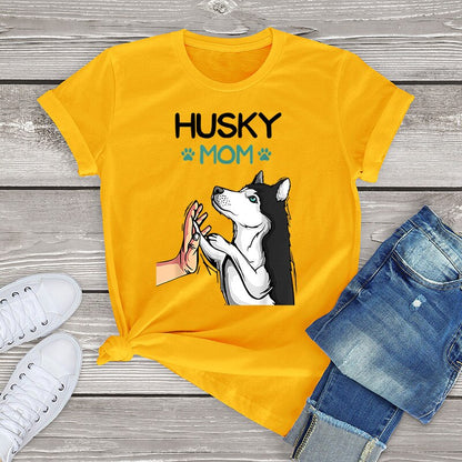 Husky Mom T-Shirt