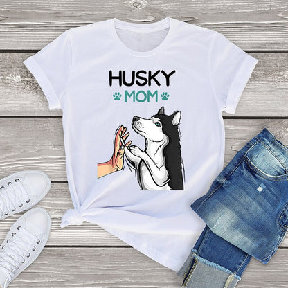 Husky Mom T-Shirt