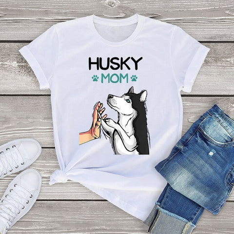 Husky Mom T-Shirt