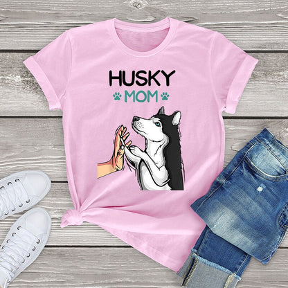 Husky Mom T-Shirt