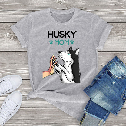 Husky Mom T-Shirt
