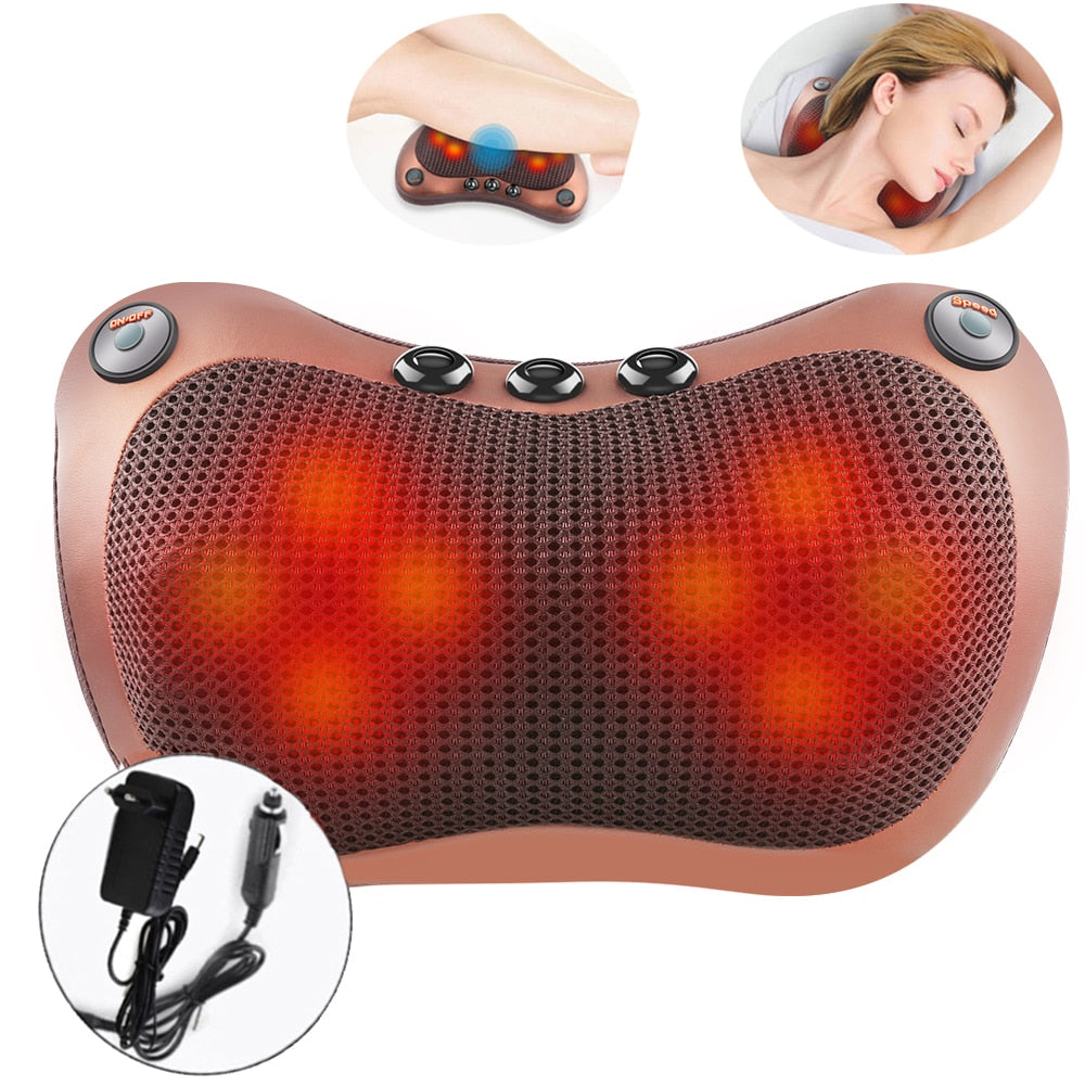 Shiatsu Neck Back Massager Pillow Heat  Homedics Shiatsu Massage Pillow  Heat - Massage Pillow - Aliexpress