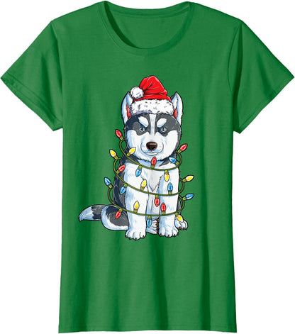 Husky Christmas Tree