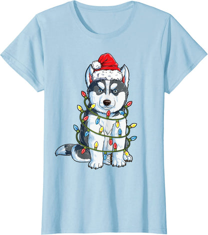 Husky Christmas Tree