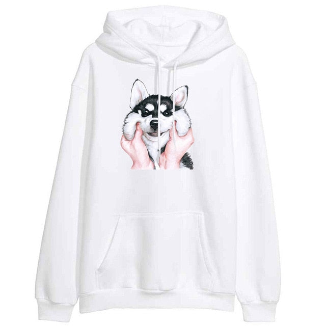 Cute Husky Hoodie