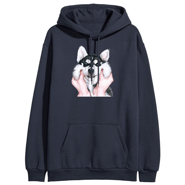 Cute Husky Hoodie