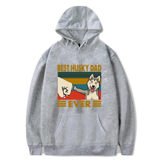 Best Husky Dad Hoodie
