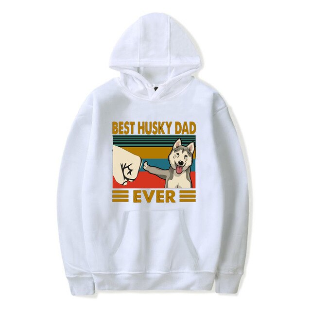 Best Husky Dad Hoodie