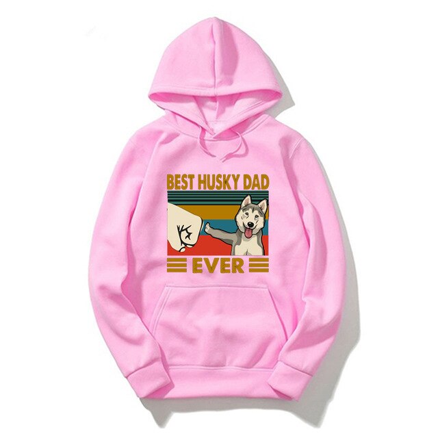 Best Husky Dad Hoodie