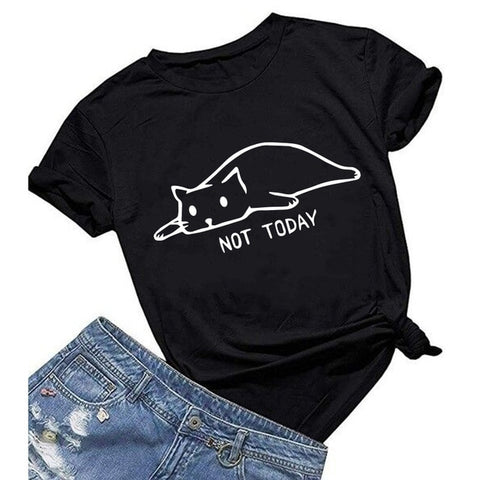 Not Today Cat T-shirt