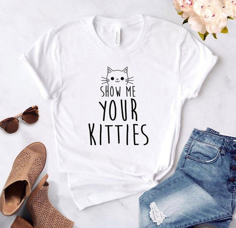 Show Me Your Kitties Cat T-shirt