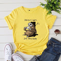 I'm very busy Sloth T-shirt