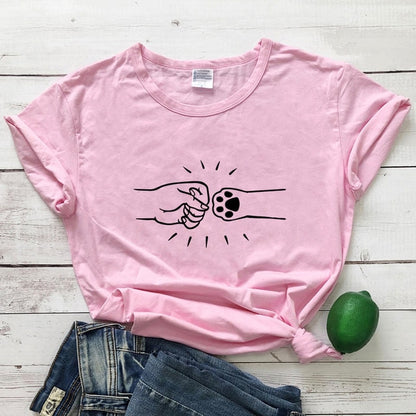 Cat Fist Bump T-shirt