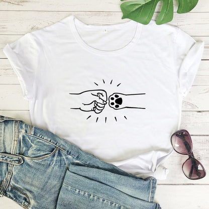 Cat Fist Bump T-shirt