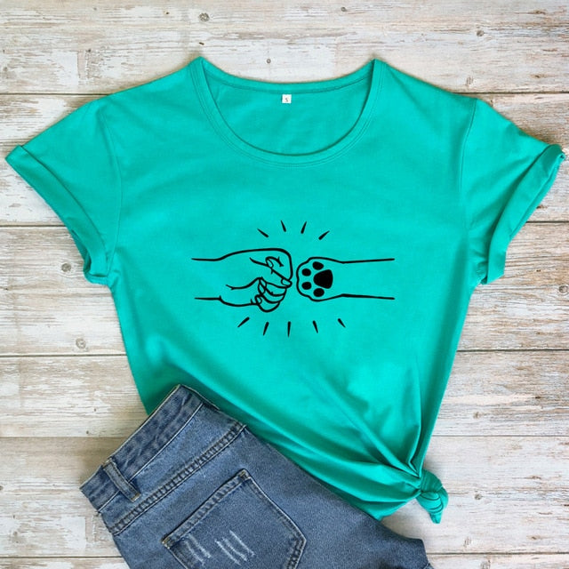 Cat Fist Bump T-shirt